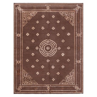 Doris Leslie Blau Antique Chinese Mongolian Rug For Sale