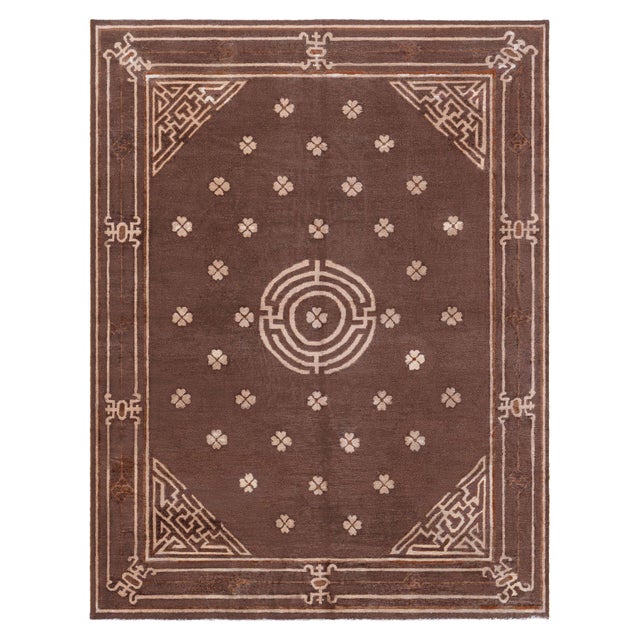 Doris Leslie Blau Antique Chinese Mongolian Rug For Sale