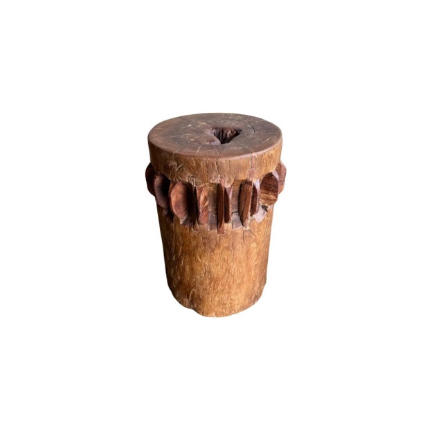Solid Teak Sugar Cane Crusher / Grinder From Java, Indonesia C. 1970 For Sale - Image 6 of 6