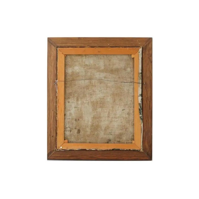 Judaica Hungarian Oil Painting of a Rabbi by Miklos Mihalovits For Sale - Image 4 of 5