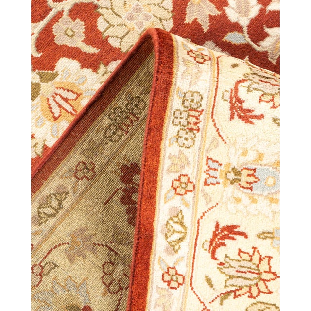 Mogul, One-of-a-Kind Hand-Knotted Area Rug in Orange, 4' 2" x 6' 5" For Sale In New York - Image 6 of 8