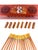 Contemporary Asian Modern Vietnamese Wooden Chopsticks for 8 With Yellow Mother of Pearl Marbled Tips Decorative Storage Box and Coordinating Rests - 25 pcs For Sale - Image 3 of 11