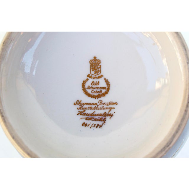 Limited Edition 61/384 Vase in Cobalt Porcelain from Schumann, Germany, 1960s For Sale - Image 4 of 7