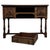 Early 20th Century Antique English Edwardian Oak Writing Desk For Sale - Image 6 of 13