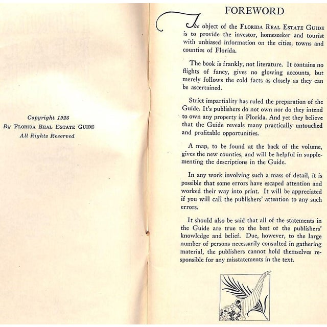 "Florida Real Estate Guide" Book 1926 For Sale - Image 4 of 7