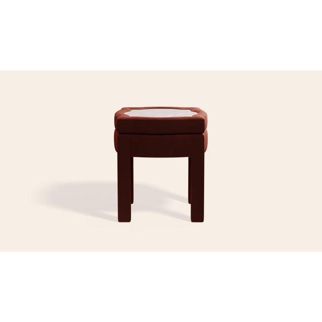 Piero Ottoman in Velvet by Ceraudo For Sale - Image 5 of 9