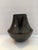 Rustic Signed Madeline Tafoya Santa Clara Pueblo Black Pottery Vessel For Sale - Image 3 of 6