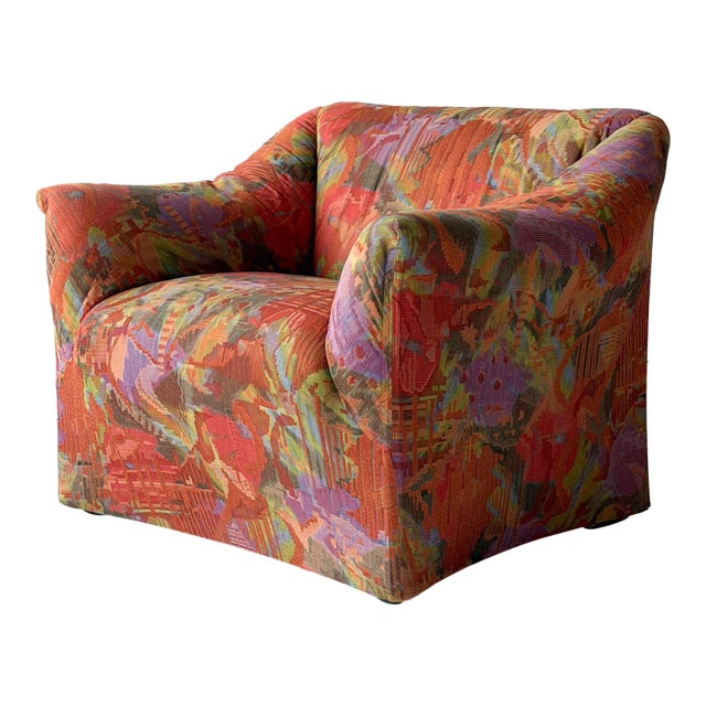 1970s Tentazione Lounge Chair attributed to Mario Bellini for Cassina For Sale