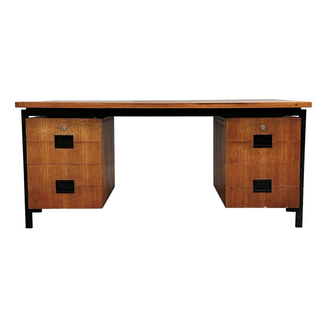 Freestanding EU02 Writing Desk by Cees Braakman for Pastoe, 1960s For Sale