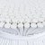 McGuire Coastal White Rattan Wheat Sheaf Coffee Table With Round Glass For Sale - Image 11 of 13