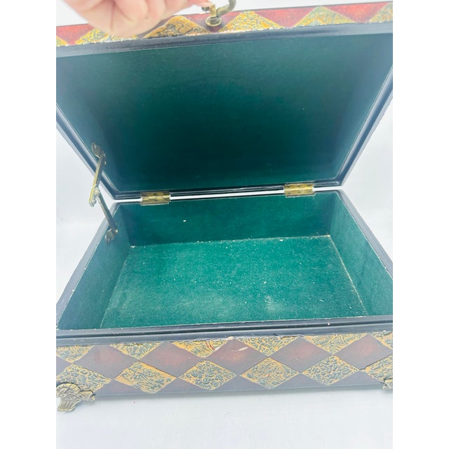 Brown Decorative Cheetah Box For Sale - Image 8 of 11