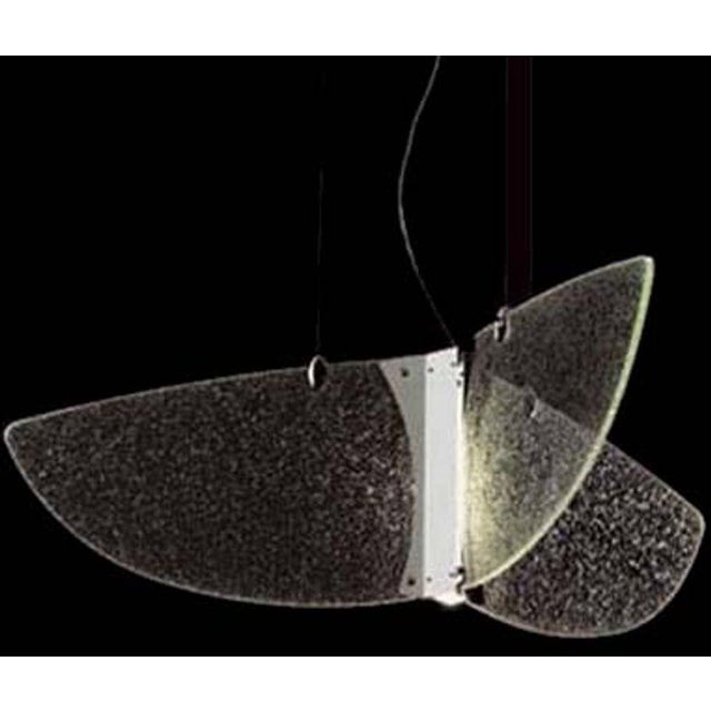 Transparent Helix Suspension Light From Murano For Sale - Image 8 of 9