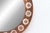 Precious Floral Mother of Pearl Inlay Round Mirror For Sale In Los Angeles - Image 6 of 8