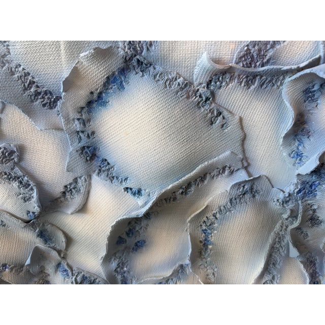 Abstract Ceramic Wall Sculpture in Acrylic Box, Signed & Dated 1989 For Sale - Image 11 of 16