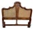 Vintage Solid Oak French Country Provincial Twin Headboard For Sale