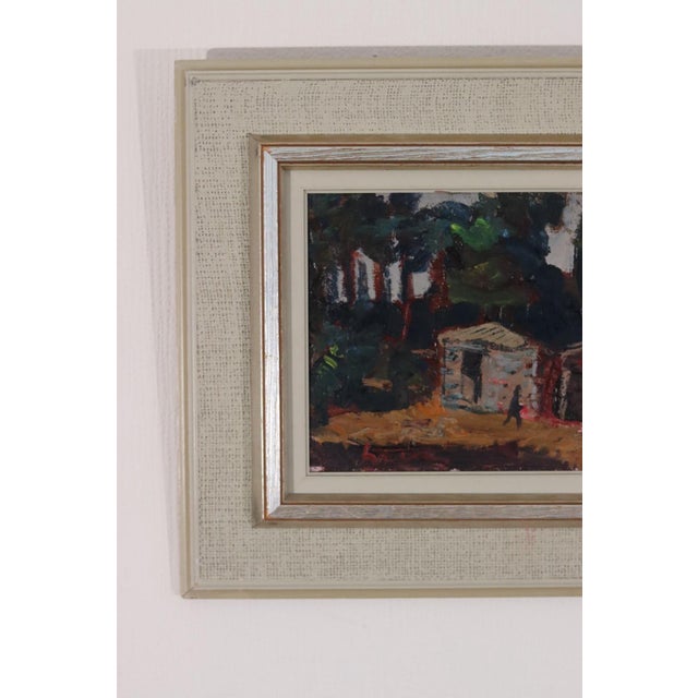 Bertil Wahlberg, Nestled Houses, 1960s, Oil on Canvas, Framed For Sale - Image 16 of 18