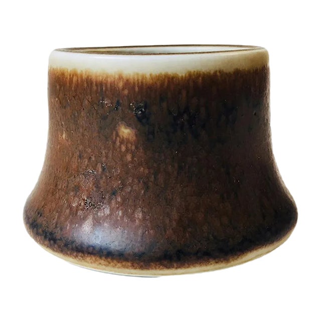 Mid-Century Small Hares Fur Vase from Rörstrand, 1960s For Sale