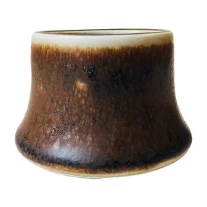 Mid-Century Small Hares Fur Vase from Rörstrand, 1960s