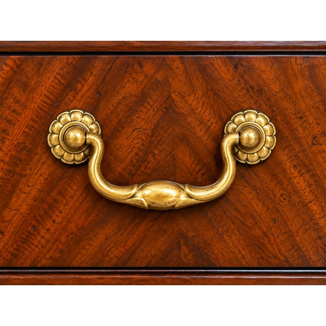 Wood Vintage Drexel Chippendale-Style Seven-Drawer Tall Chest For Sale - Image 7 of 12