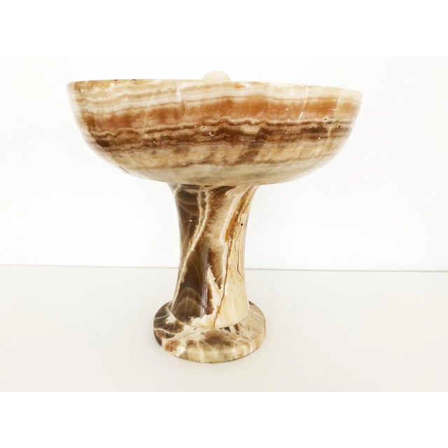 Stoup in Onyx, Early 1900s For Sale - Image 3 of 4