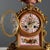 Triptych Clock in Gilded Bronze and Porcelain For Sale - Image 5 of 16