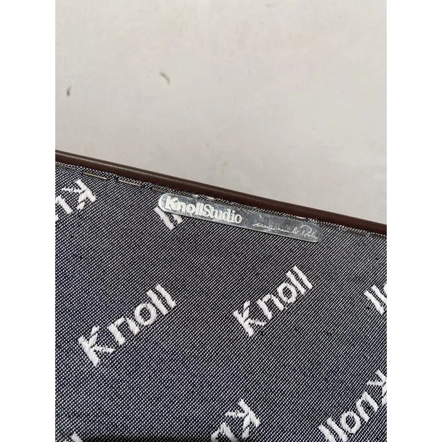 Maroon Ottoman by Ludwig Mies Van Der Rohe for Knoll Inc. / Knoll International, 1930s For Sale - Image 8 of 10