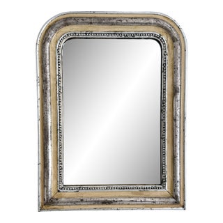 Antique Silver Louis Philippe Mirror For Sale