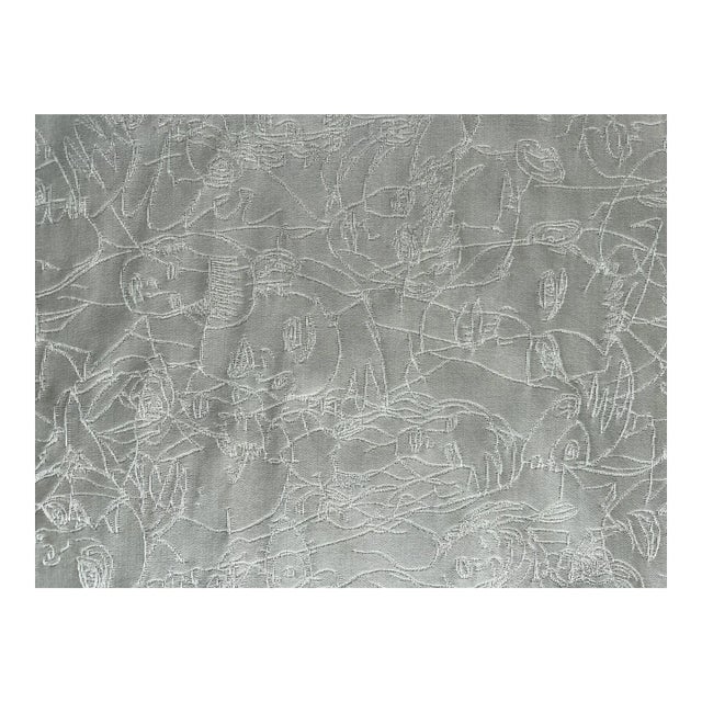 Scalamandre Jean Paul Gauthier "Regard in Ecru" Fabric- 3 Yards For Sale