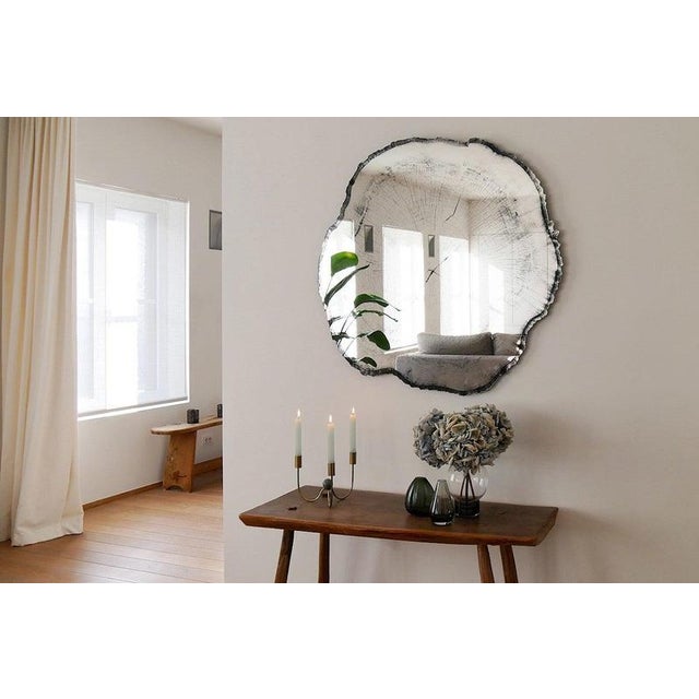 Arbo Dark Wood Edge Mirror L from Deknudt Mirrors For Sale - Image 6 of 15