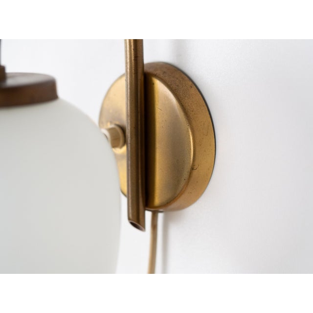 White Vintage Danish Kina Sconce by Bent Karlby for Lyfa, 1940s For Sale - Image 8 of 10