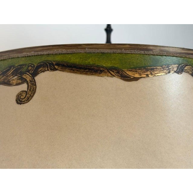 Vintage Murano Glass Table Lamps - Barovier & Toso Style Olive Green - a Pair For Sale - Image 17 of 17