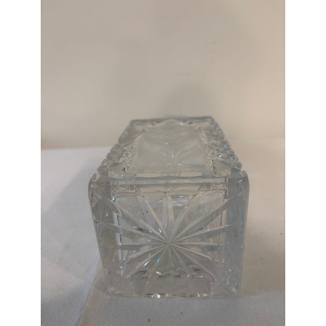 1960s Vintage Full Lead Crystal Whiskey/Spirit Decanter “Lady Anne” For Sale - Image 5 of 6