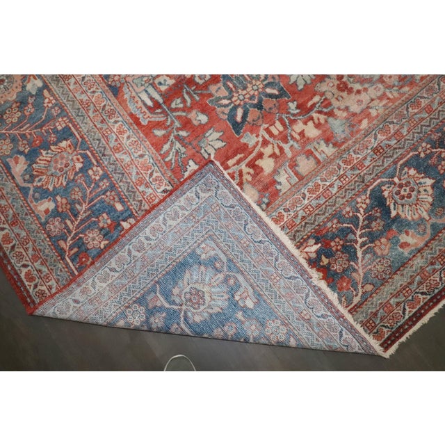 Early 20th Century Large Antique Persian Mahal Rug For Sale - Image 5 of 12