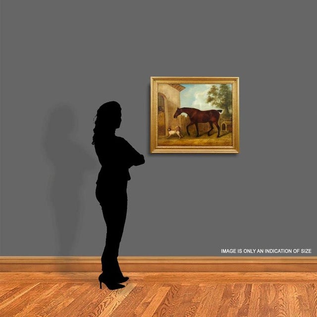 John Nost Sartorius, Equestrian Horse, 19th Century, Oil Painting For Sale - Image 3 of 9