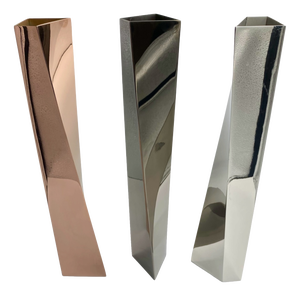 Sculptural Triptych Crevasse Vases by Zaha Hadid for Officina Alessi, 2005, Set of 3