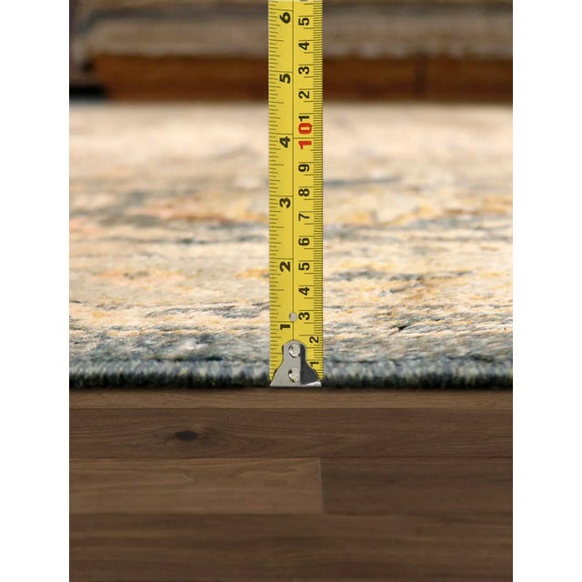 1910s Pasargad Home Antique Tabriz Wool Area Rug-11' 6" X 16' 8" , Salmon For Sale - Image 5 of 6