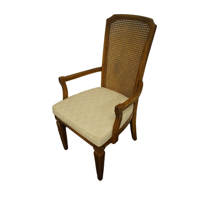 American of Martinsville Italian Neoclassical Tuscan Style Cane Back