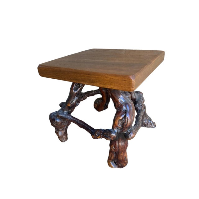 Wood 1990s French Grapevine Stool For Sale - Image 7 of 7