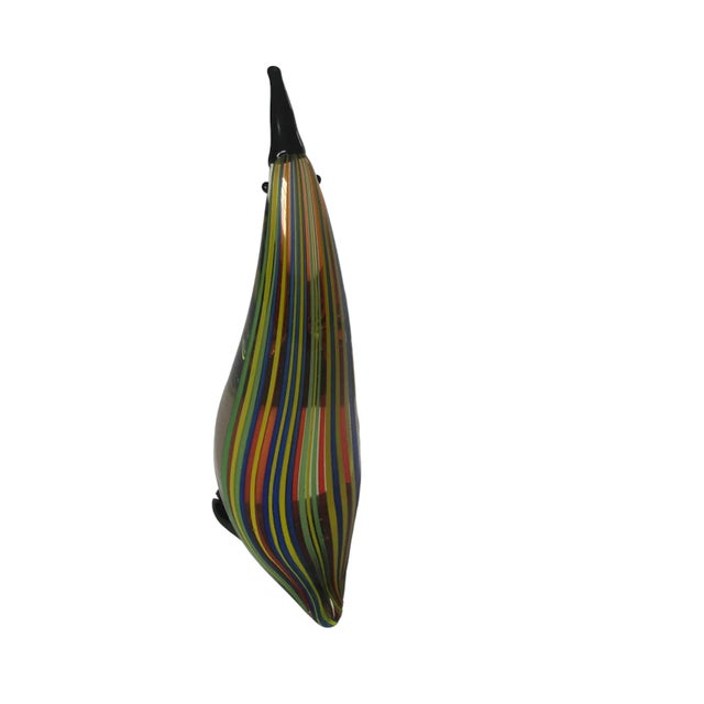 Glass Mid-Century Murano Style Art Glass Penguin Figurine For Sale - Image 7 of 10