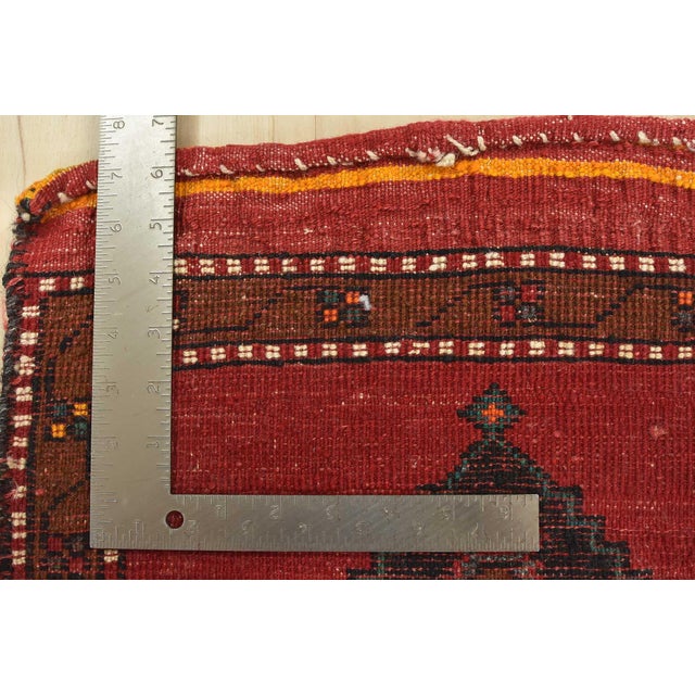 Red Malatya Rug 1’6” X 3’2” Red Wool Vintage Tribal Hand-Knotted Oriental Carpet For Sale - Image 8 of 8