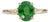 1.8Ct Tsavorite Garnet Ring With Earth-Mined Diamond Accents: Solid 18k Gold, Size 6.75 For Sale