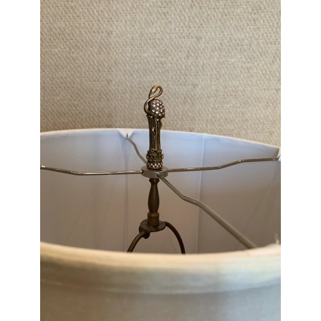 Mid 20th Century Cut Crystal Table Lamp For Sale - Image 9 of 10