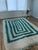 Contemporary Teal Green Wool Moroccan Beni Ourain Rug For Sale In Boston - Image 6 of 17
