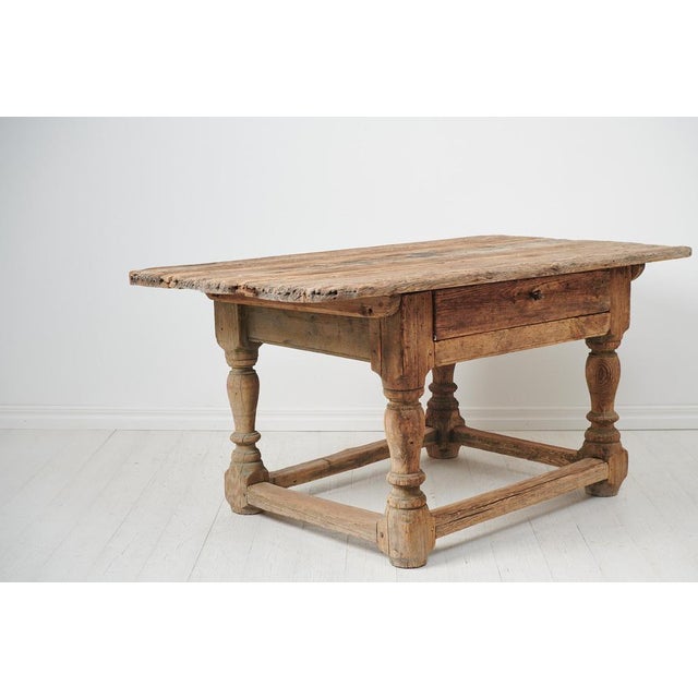 Antique Swedish Baroque Table For Sale - Image 6 of 15