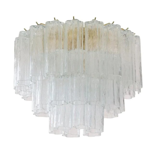 Large Ceiling Light with Murano Trunci Glass, Italy, 1990s For Sale - Image 12 of 12