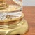 Waterford Crystal Overture Hurricane Table Lamp With Brass Base 11.5" For Sale - Image 15 of 15