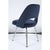Mid-Century Modern Saarinen Executive Armless Chairs in Navy Velvet For Sale - Image 3 of 9