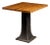 Early 20th Century Industrial Maple-Top Pub Table on Cast-Iron Pedestal For Sale