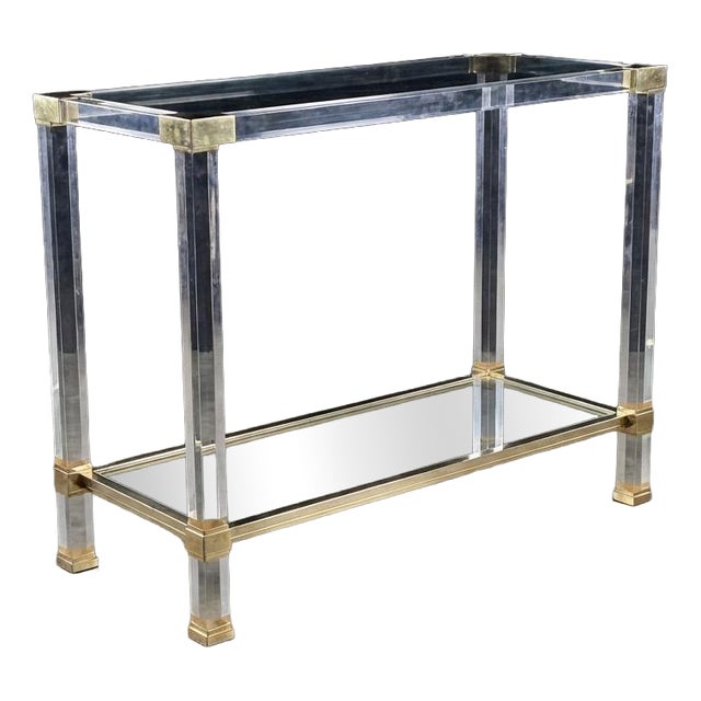 Vintage French Console Table by Pierre Vandel, 1970s For Sale