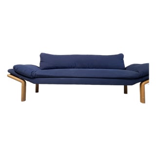 1970s Danish Blue Sofa For Sale